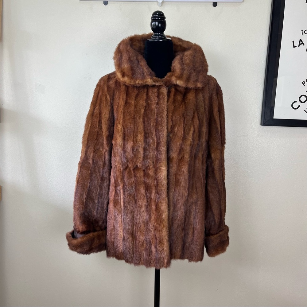 Vintage Mink Coat, C.R. Cook of Peoria of Illinois S/Large, Excellent Condition